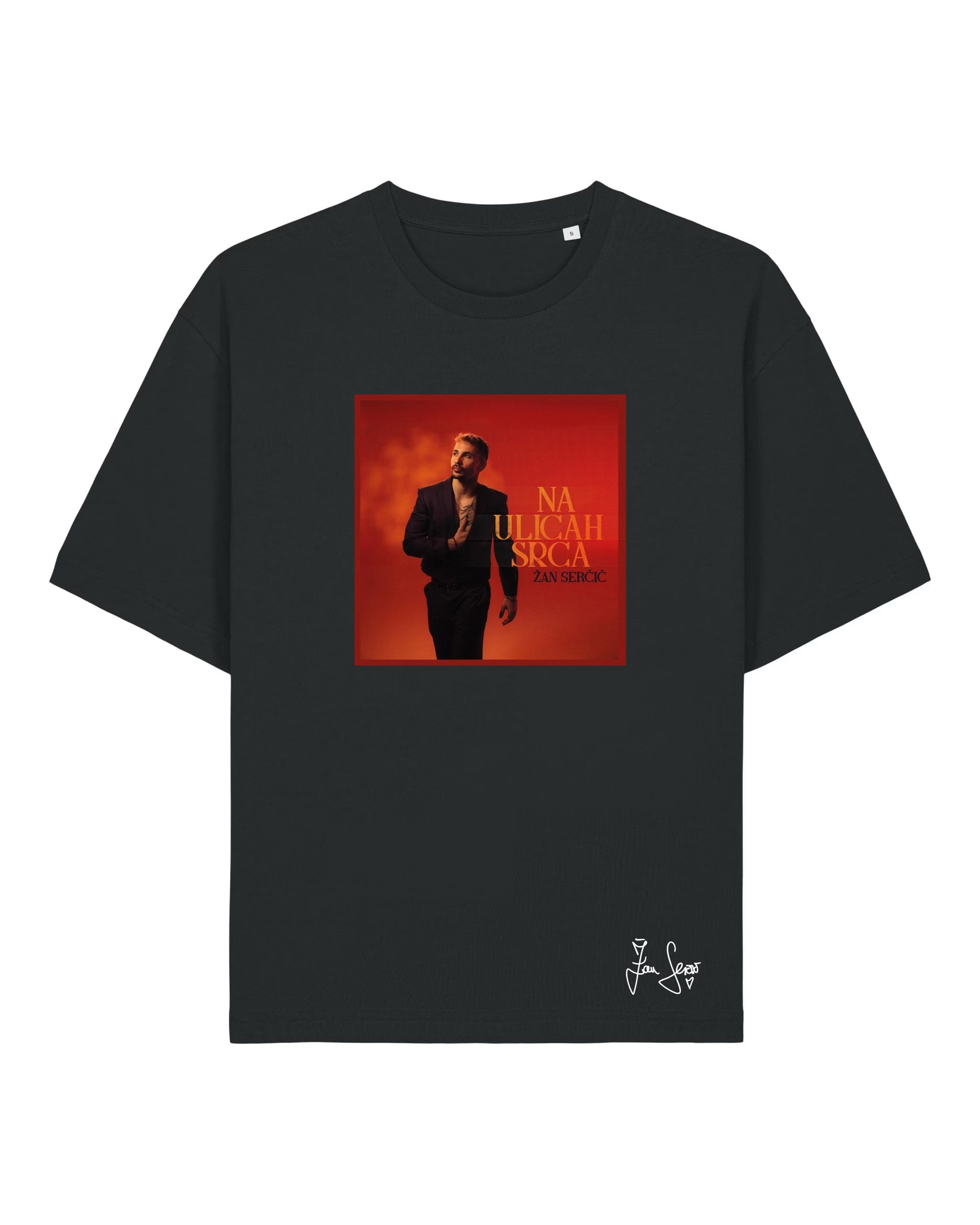 T-SHIRT ČRNI NA ULICAH SRCA (Album Release - Limited Edition) - slika 8