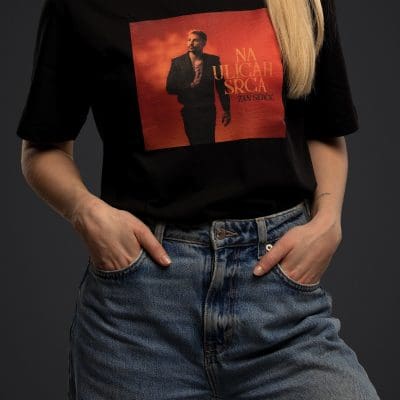T-SHIRT ČRNI NA ULICAH SRCA (Album Release - Limited Edition)