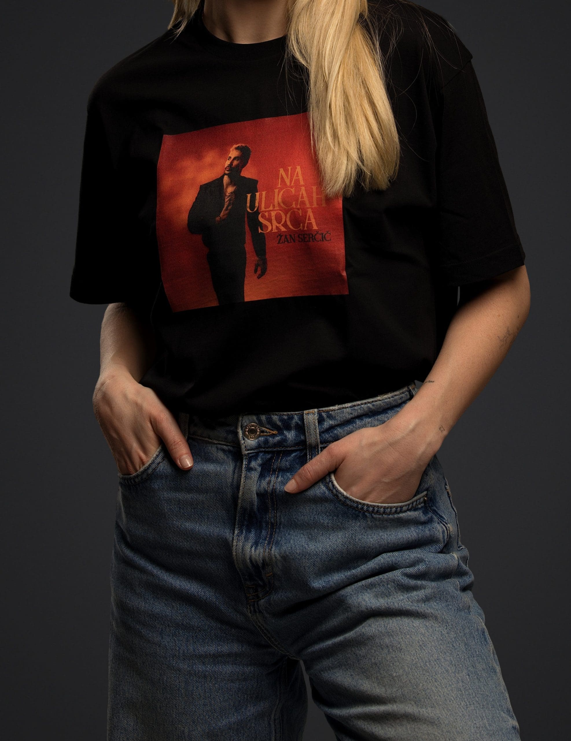 T-SHIRT ČRNI NA ULICAH SRCA (Album Release - Limited Edition) - slika 4