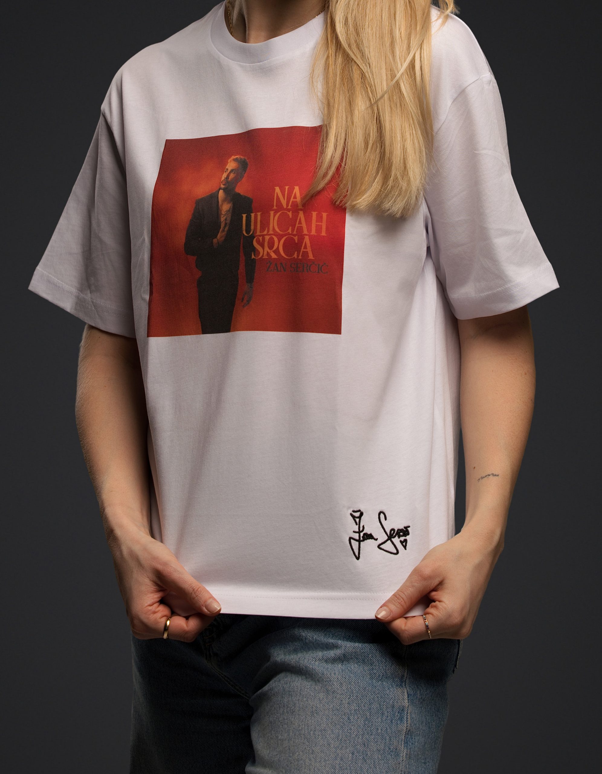 T-SHIRT BELI NA ULICAH SRCA (Album Release - Limited Edition) - slika 5