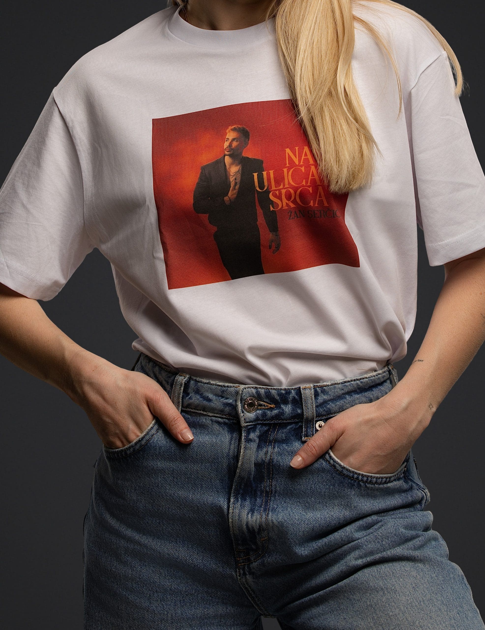 T-SHIRT BELI NA ULICAH SRCA (Album Release - Limited Edition) - slika 4